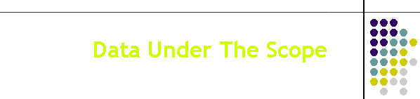Data Under The Scope