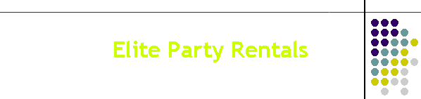 Elite Party Rentals
