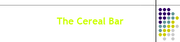The Cereal Bar