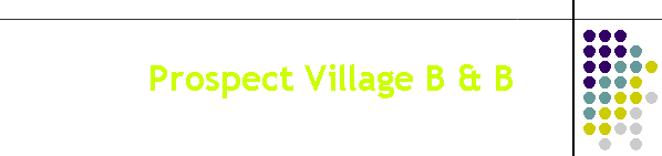 Prospect Village B & B